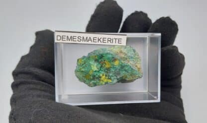 Demesmaekerite et Marthozite, Musonoi, Kolwezi, Katanga, Congo (RDC).