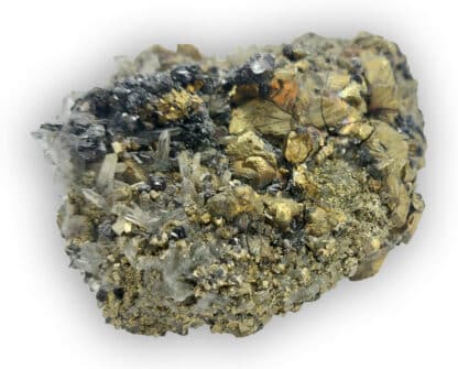 Chalcopyrite et Blende, Baia Sprie, Roumanie.