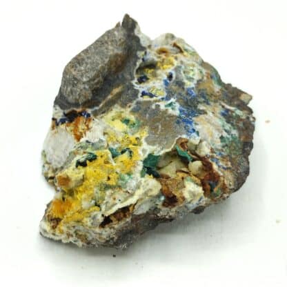 Azurite, Malachite & Bindheimite, Le Mas Dieu, Gard.