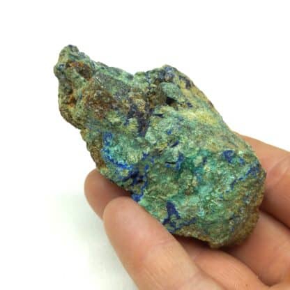 Bournonite, Azurite et Bindheimite, La Sanguinède, Saint-Laurent-le-Minier, Gard.