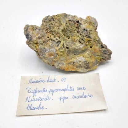 Pyromorphite, La Nuissière, Rhône.