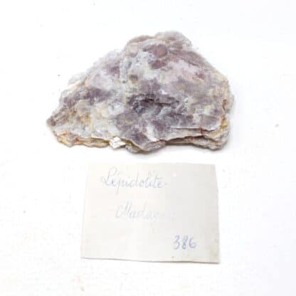 Lépidolite, Madagascar.