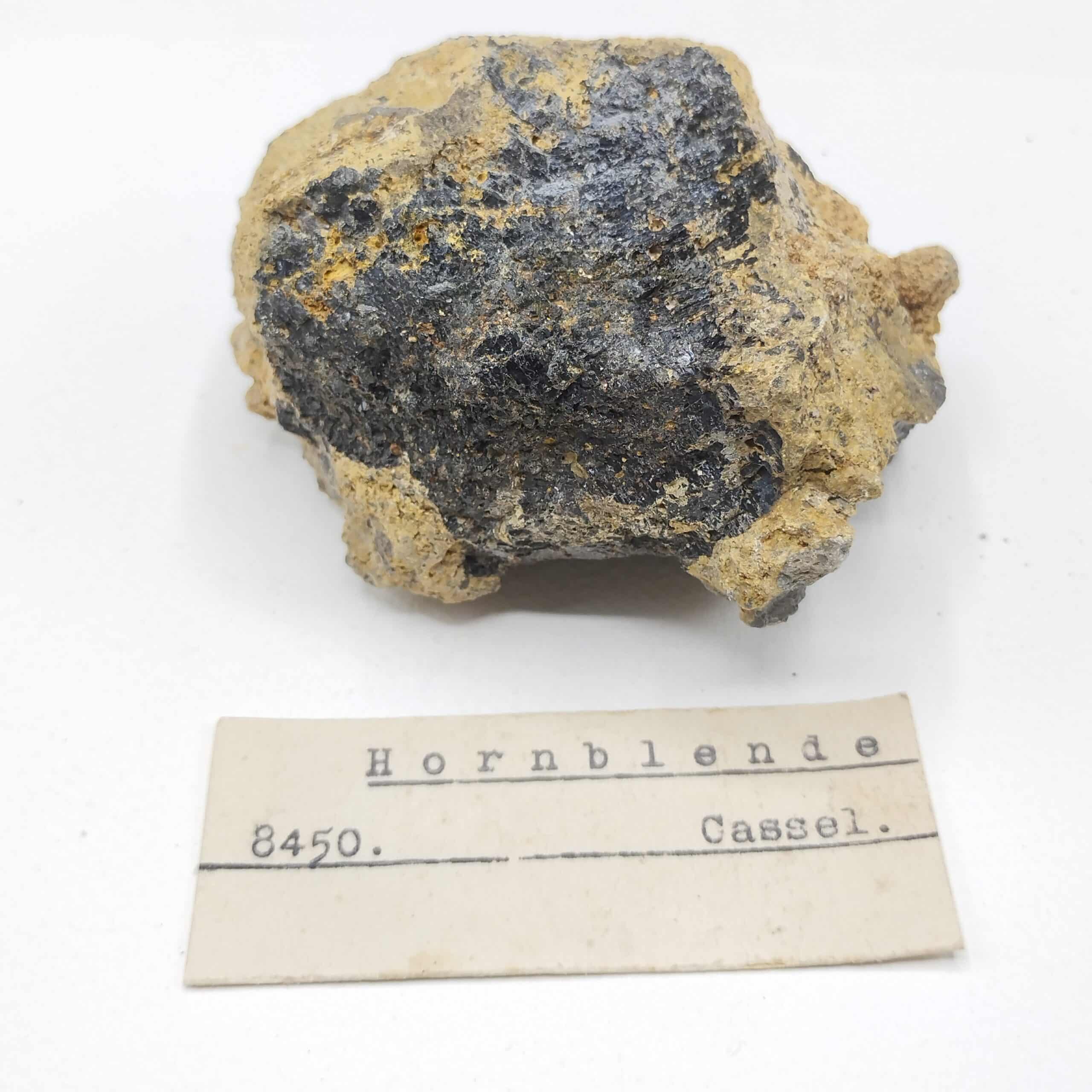 Hornblende, Cassel (Kassel), Hesse, Allemagne.