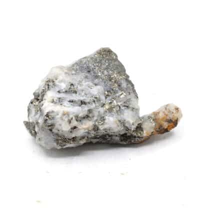 Bismuthinite et Pyrite, Les Chèzes, Meymac, Corrèze.