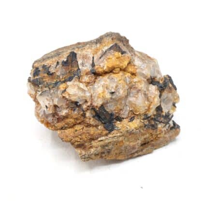 Wolframite & Topaze, Beauvoir, Echassières, Allier.