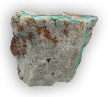 Cornwallite et Malachite, La Verrière, Les Ardillats, Rhône.