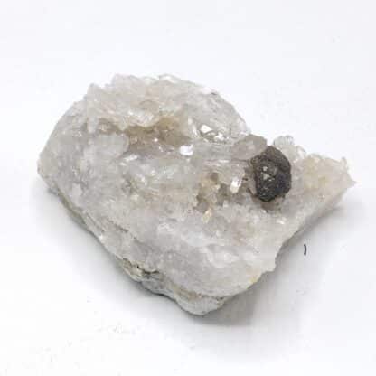 Galène sur Quartz, Montées Pelissier, Les Houches, Haute-Savoie.