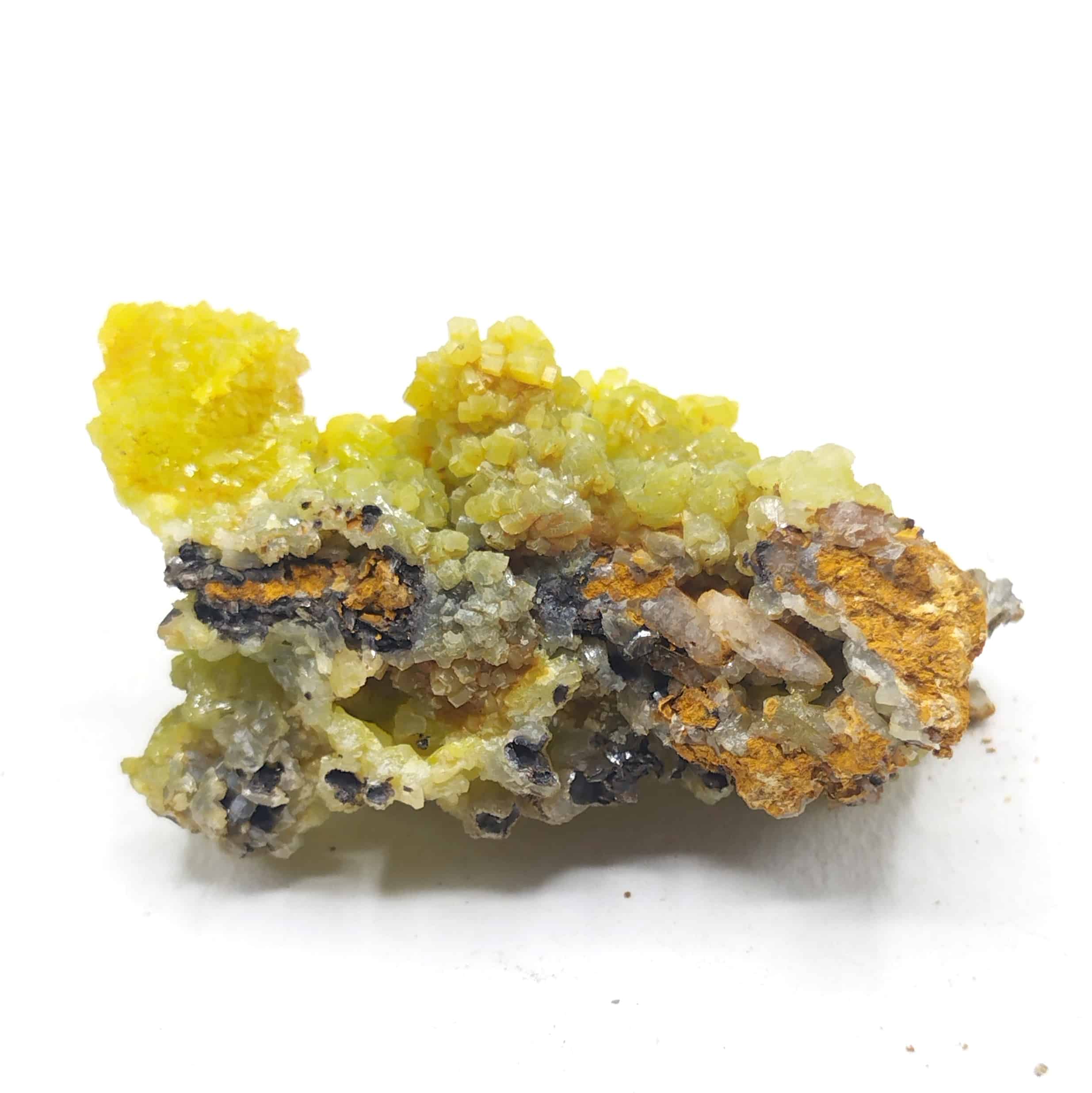 Pyromorphite, San Andrès, Andalousie, Espagne.