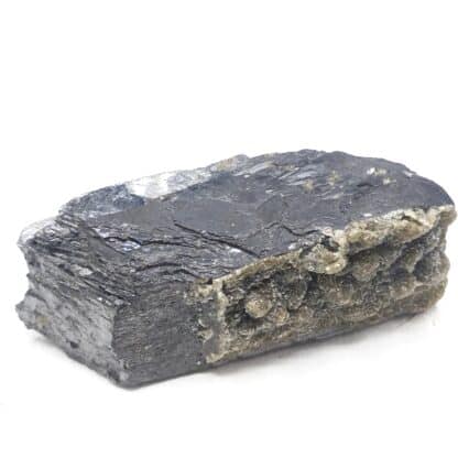 Wolfram (Wolframite) & Gilbertite, Panasqueira, Portugal.