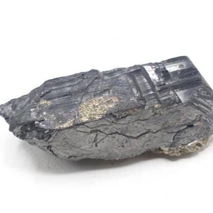 Wolfram (Wolframite) & Gilbertite, Panasqueira, Portugal.