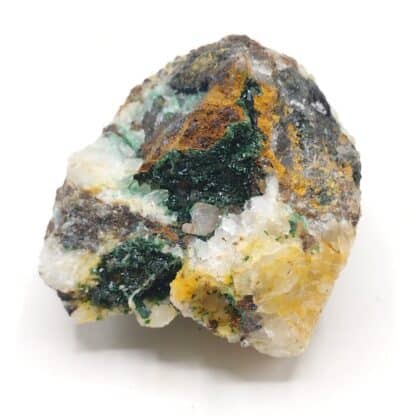 Malachite, Chalcopyrite & Galène, Steinbach, Haut-Rhin, Alsace.