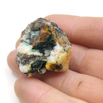 Malachite, Chalcopyrite & Galène, Steinbach, Haut-Rhin, Alsace.