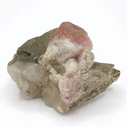 Fluorine (Fluorite) rose, Göscheneralp, Uri, Suisse.