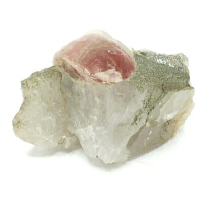 Fluorine (Fluorite) rose, Göscheneralp, Uri, Suisse.