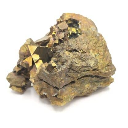 Chalcopyrite, Mine Armée Céleste, Sainte-Marie-aux-Mines, Haut-Rhin.