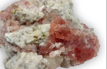 Fluorite rouge, Les Droites, Chamonix, Haute-Savoie, France.