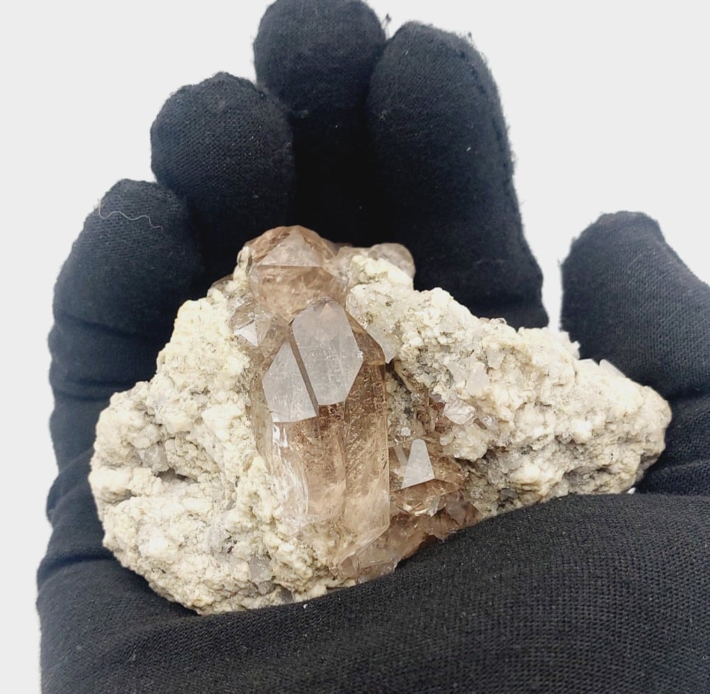 Quartz fumé, Talèfre, Massif du Mont Blanc, Haute-Savoie.