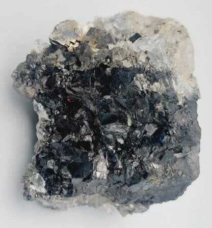 Arsénopyrite, Blende, Calcite et Pyrite, Mexique.