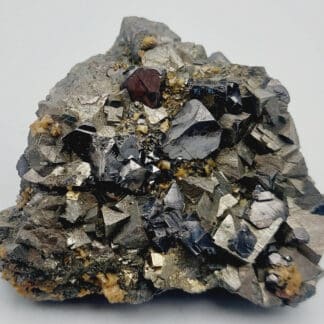 Galène, Arsénopyrite, Dolomie et Pyrite, Freiberg, Saxe, Allemagne.