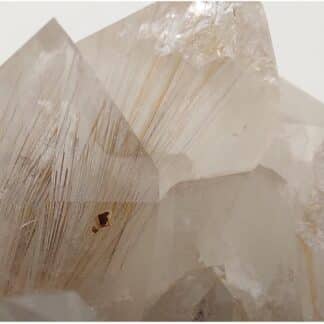 Quartz et Rutile, Col de Lukmanier, Grisons, Suisse.