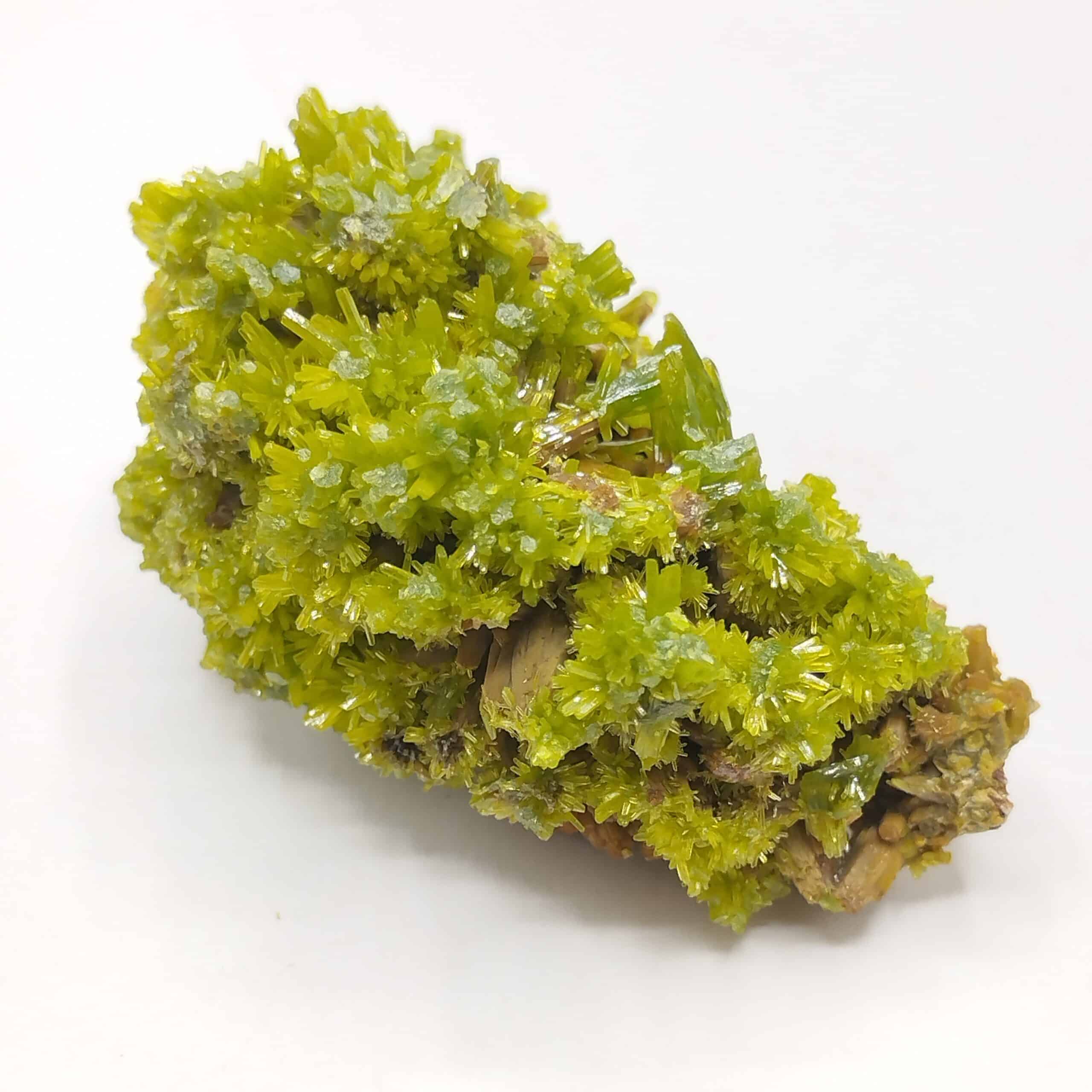 Pyromorphite, Mine des Farges, Ussel, Corrèze, Limousin.