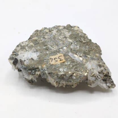 Pyrite & Quartz, Mine Huanzala, Pérou.