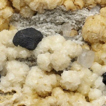 Sphalérite (Blende), Dolomite & Calcite, Obergesteln, Valais, Suisse.