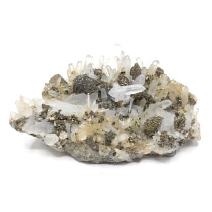 Pyrite & Quartz, Mine Huanzala, Pérou.