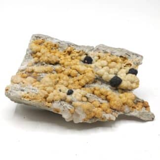 Sphalérite (Blende), Dolomite & Calcite, Obergesteln, Valais, Suisse.