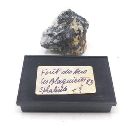 Sphalérite (Blende), Forêt des Aus, Les Blaquières, Var.