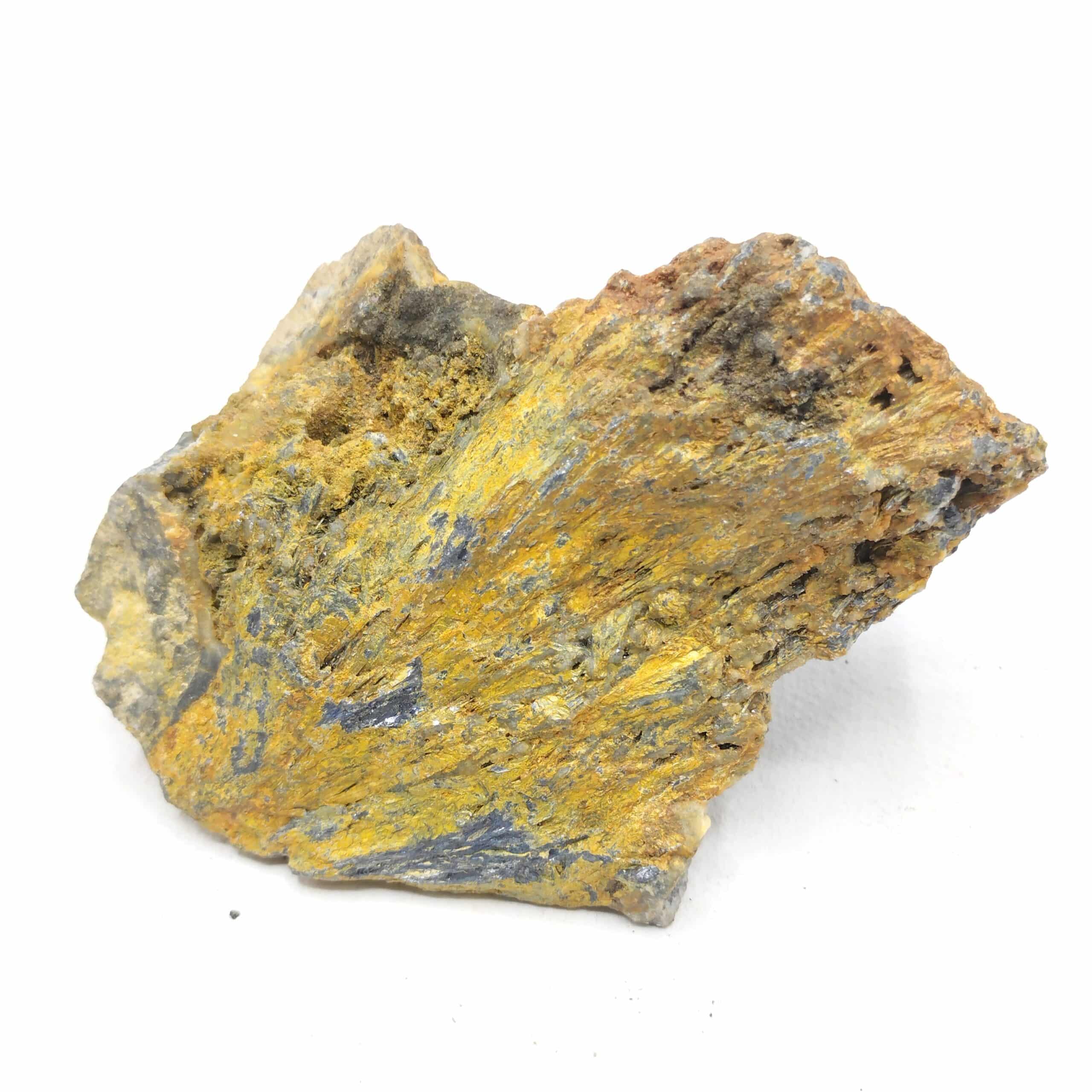 Stibine & Stibiconite, Mine de La Forge, Puy-de-Dôme.