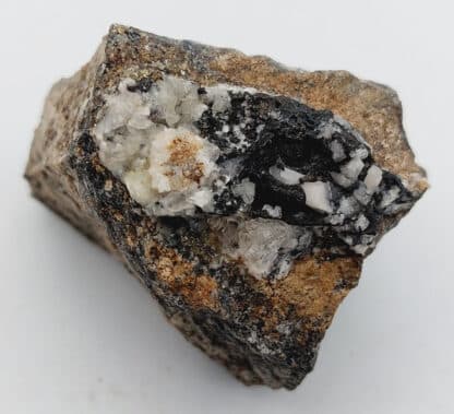 Acanthite, Schemnitz, Slovaquie.