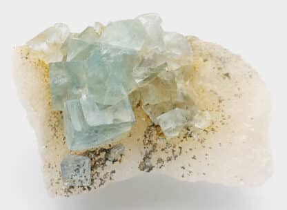 Fluorite et Quartz, Le Barlet, Marsanges, Haute-Loire.