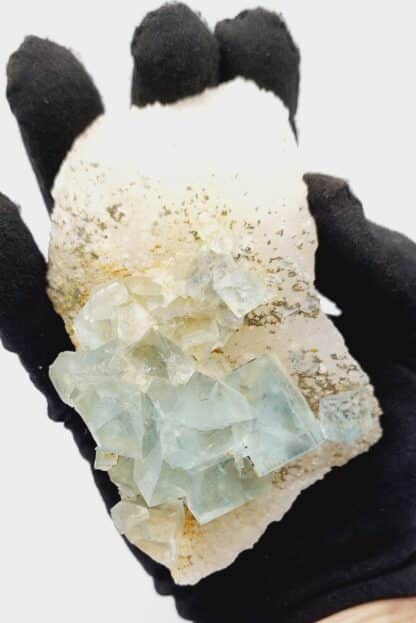 Fluorite et Quartz, Le Barlet, Marsanges, Haute-Loire.