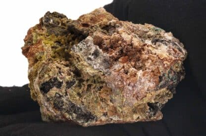 Pyromorphite ps. Cérusite, Cérusite et Galène, Sainte-Lucie, Saint-Léger-de-Peyre, Lozère.