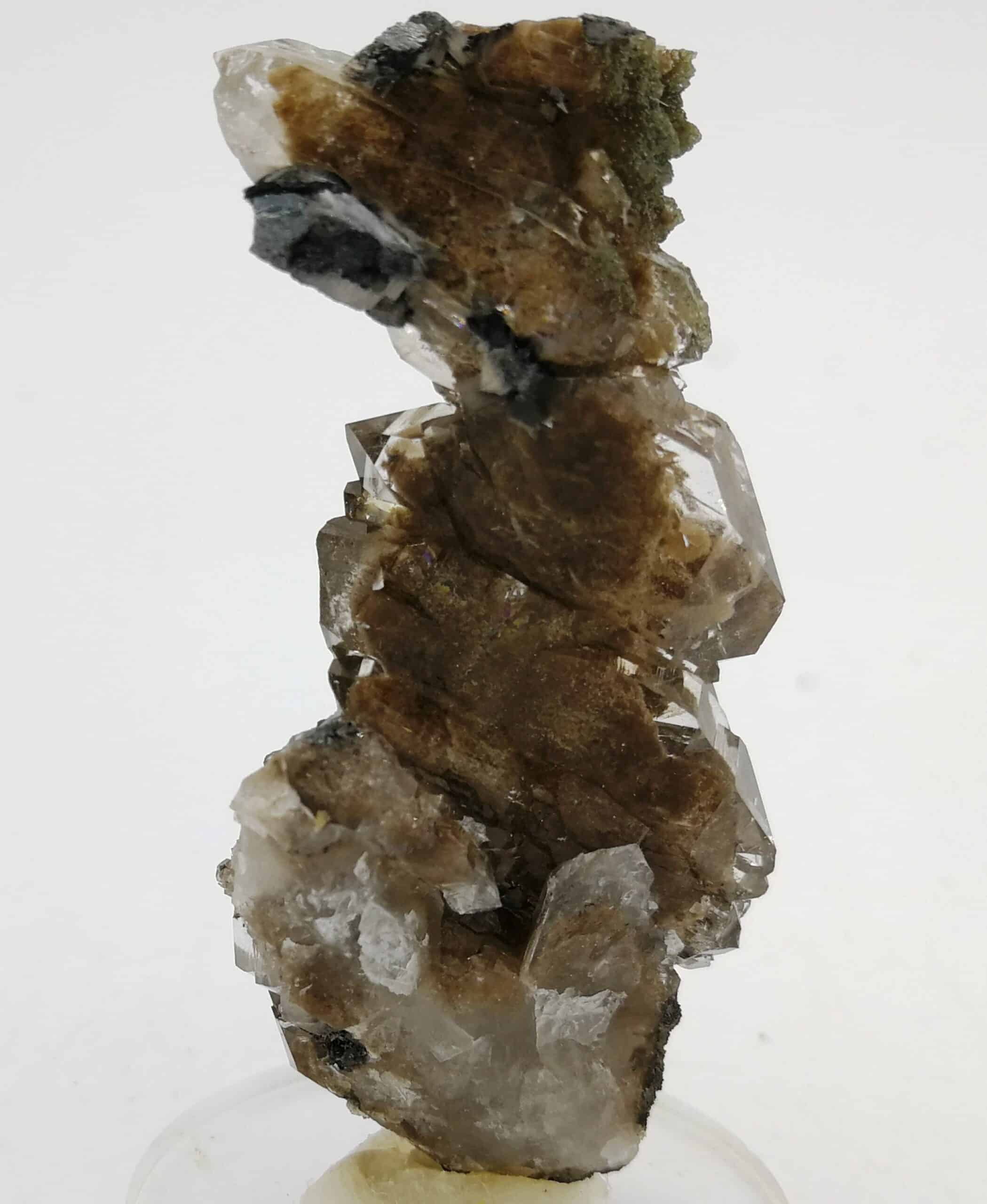 Quartz, rutile ps anatase, Notre-Dame-du-Cruet, Savoie.