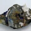 Azurite, tétraédrite, chalcopyrite, le Mas Dieu, Gard.