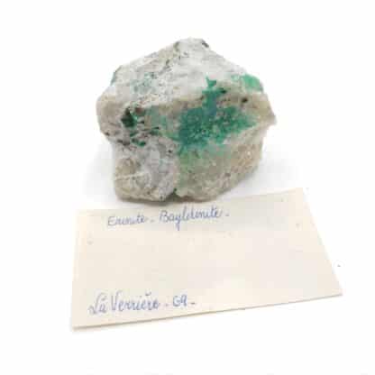 Erinite & Bayldonite, La Verrière, Les Ardillats, Rhône.