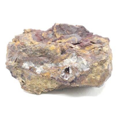 Hémimorphite sur Quartz, Le Rivet, Peyrebrune, Tarn.