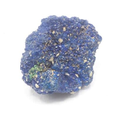 Cuprite sur Azurite, Chessy-les-Mines, Rhône.