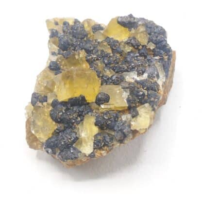 Fluorite & Blende (Sphalérite), Mine de Peyrebrune, Tarn.