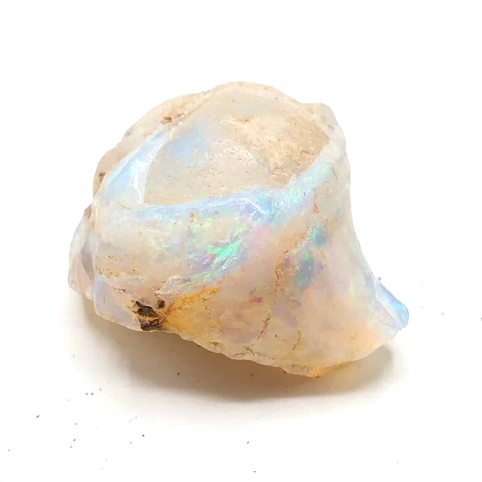 Opale Noble Coober Pedy D'Australie - Pierre Lapidaire 8.6 Carats - Neuf Avec étiquettes/emballage
