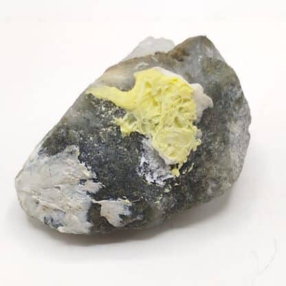 Or natif & Sphalérite (Blende), McIntyre, Ontario, Canada.