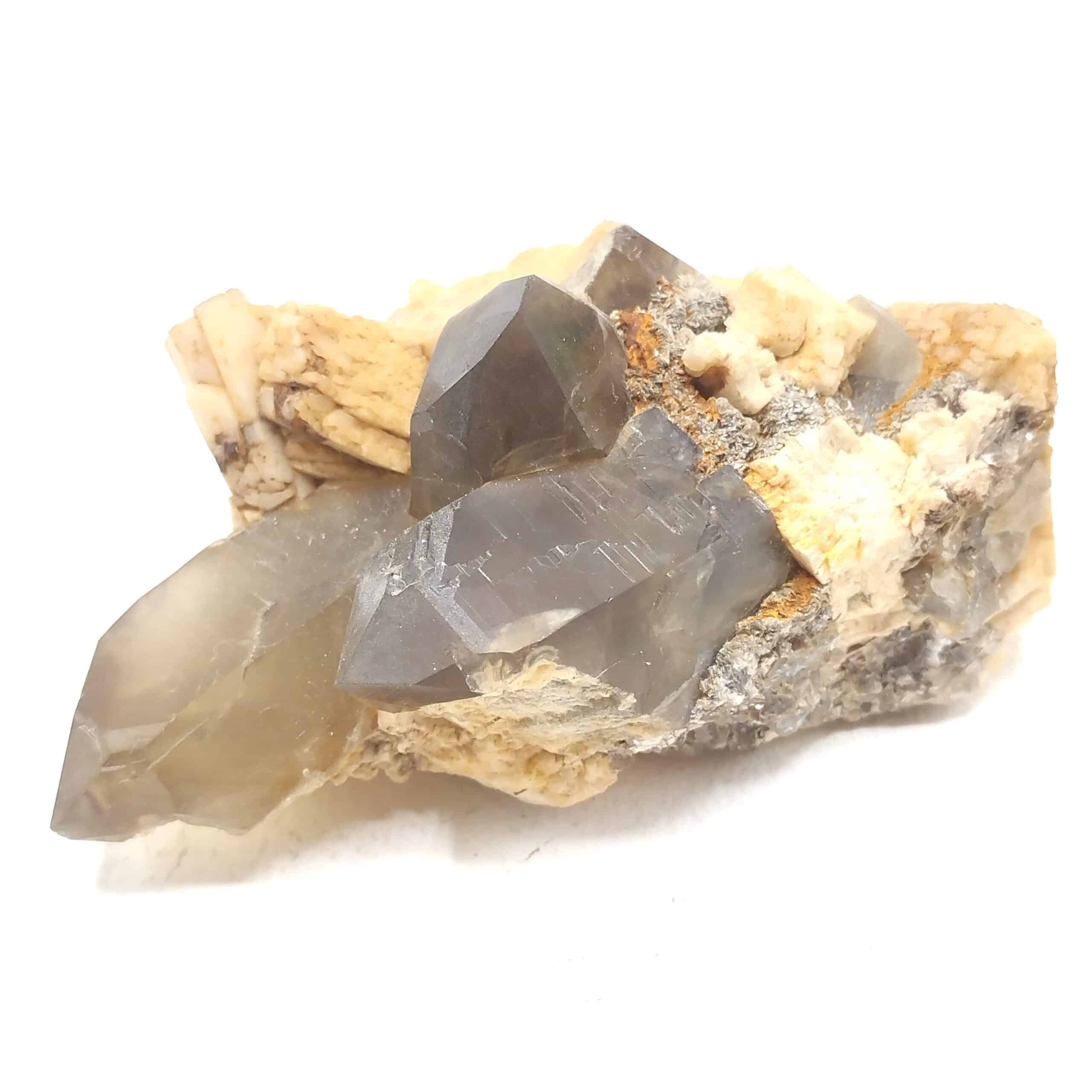 Quartz morion, Col de la Charousse, Haute-Loire.