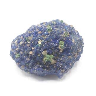 Cuprite sur Azurite, Chessy-les-Mines, Rhône.