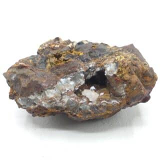 Hémimorphite sur Quartz, Le Rivet, Peyrebrune, Tarn.