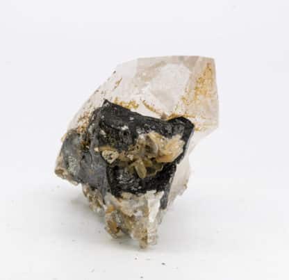 Quartz et Wolframite, Panasqueira, Portugal.