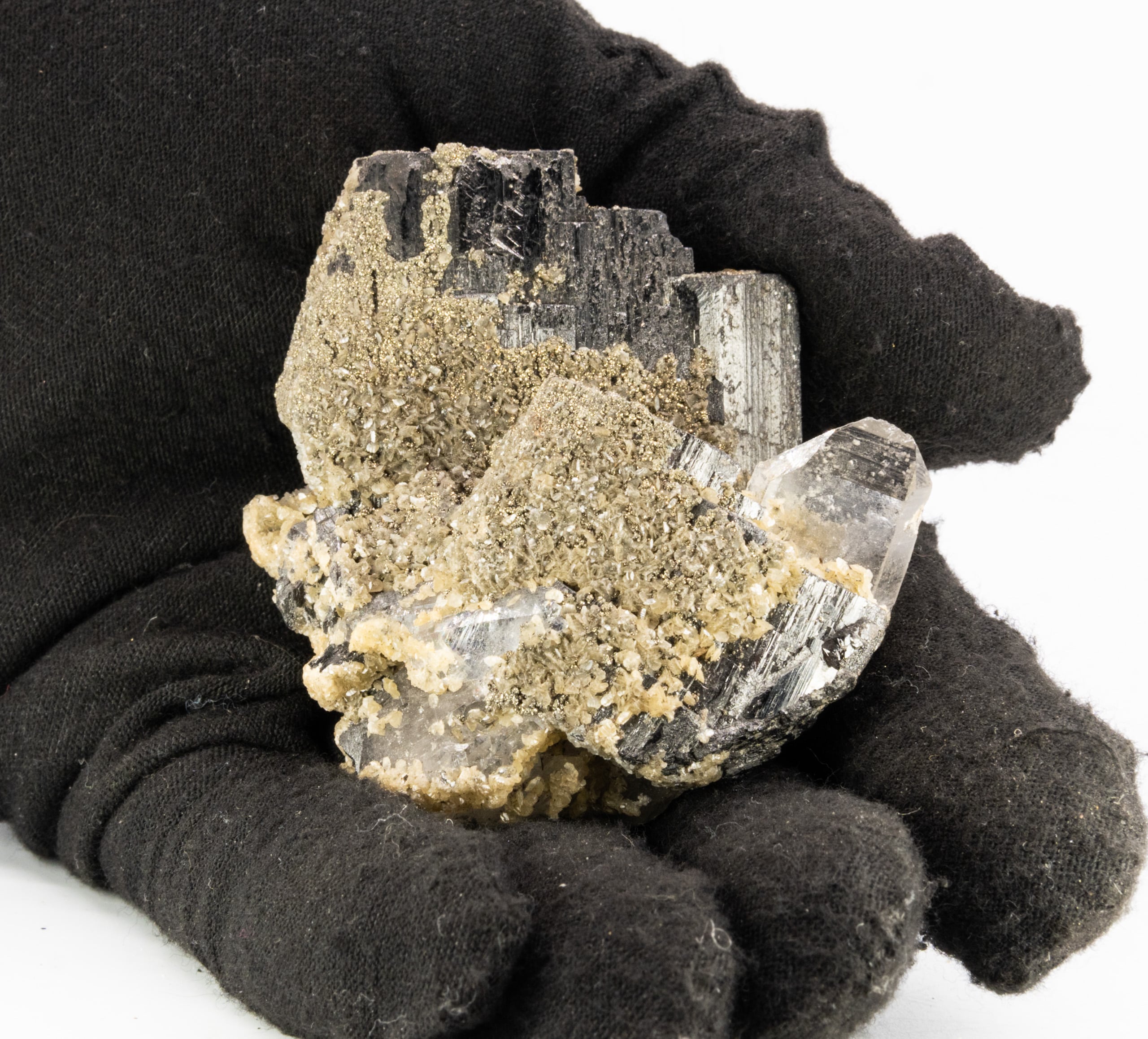 Wolframite et Quartz, Panasqueira, Portugal.