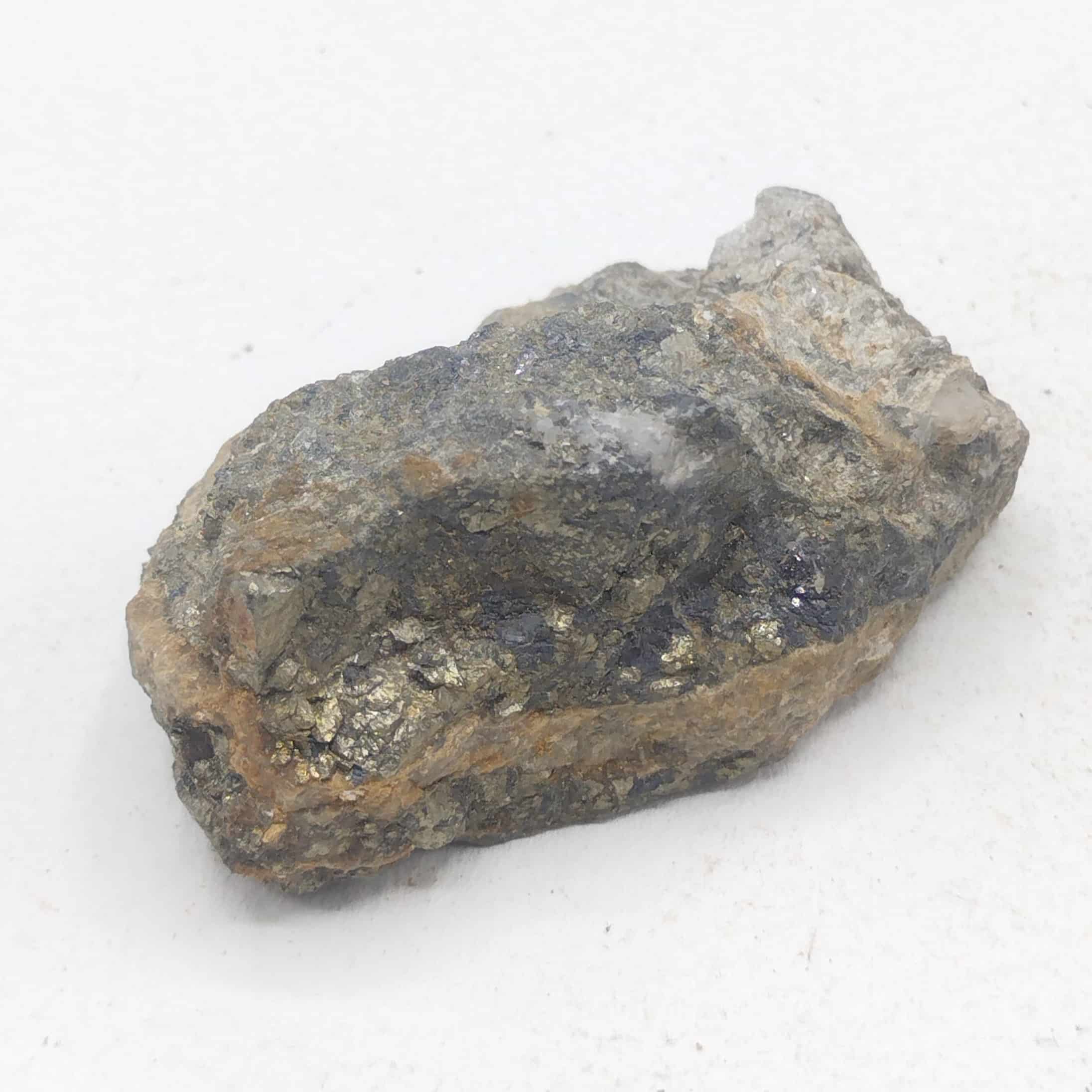 Galène, Chalcopyrite & Arsénopyrite, La Bessette, Puy-de-Dôme.