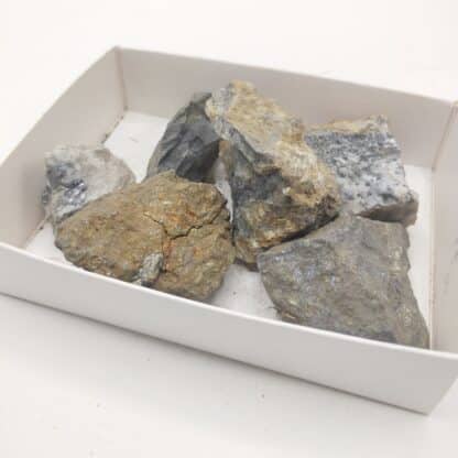 Galène, Chalcopyrite & Arsénopyrite, La Bessette, Puy-de-Dôme.